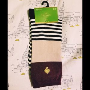 Kate Spade Kick Up Your Heels Crew Socks NWT
